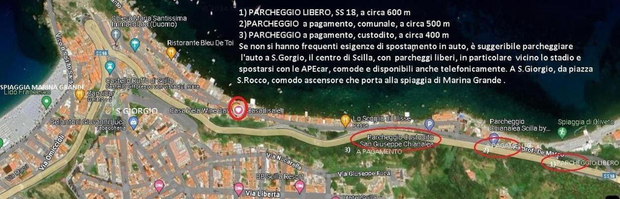 Vila Casa Di Sale - Chianalea Scilla Exteriér fotografie